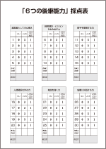 「６つの後継能力」採点表